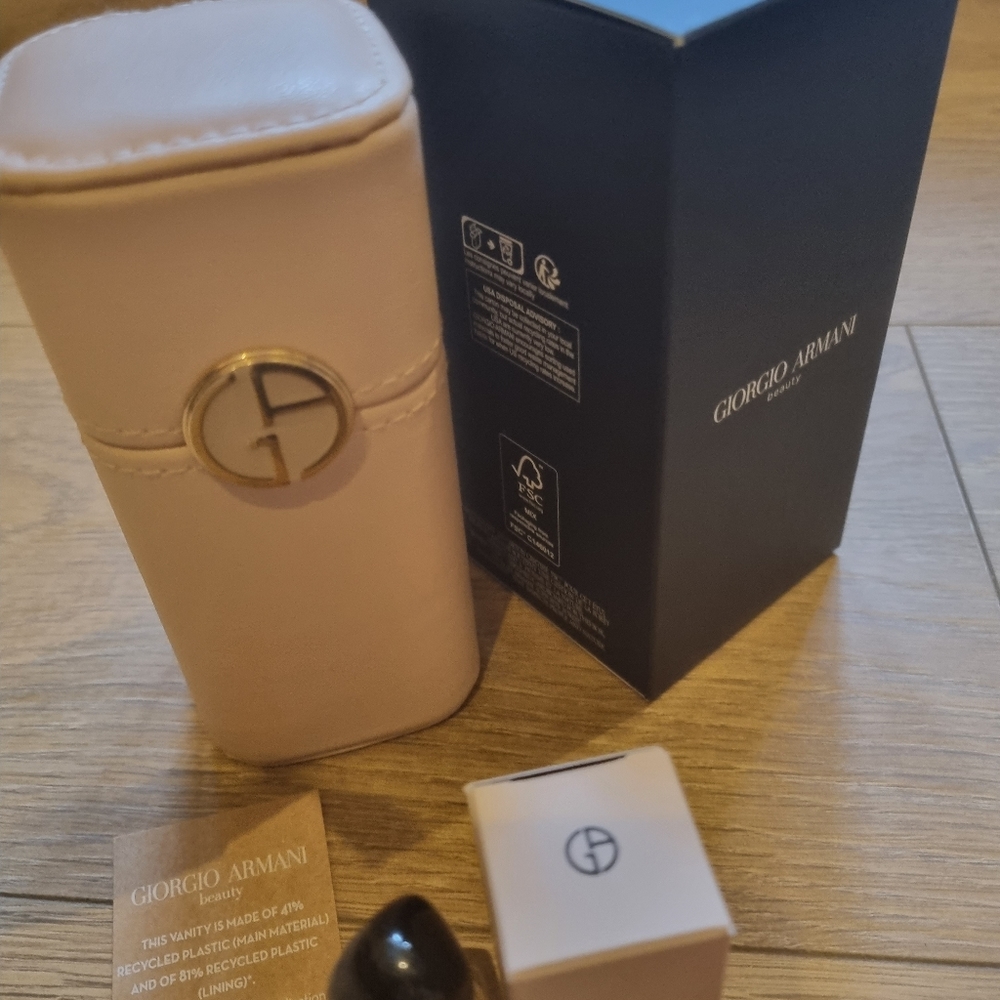 Armani si vanity case travel 7ml fragrance mini fluid & Lipstick gift set - Picture 4 of 6